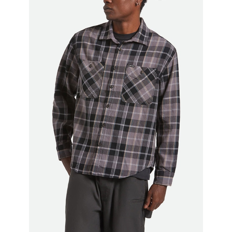 Vintage Wash Flannel Long Sleeve Buttondown Shirt