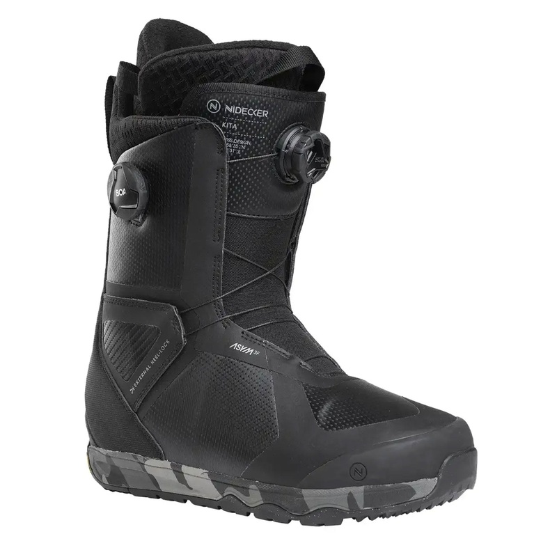 Kita Snowboard Boots|09|09.5|10.5|11|11.5|12|BLACK