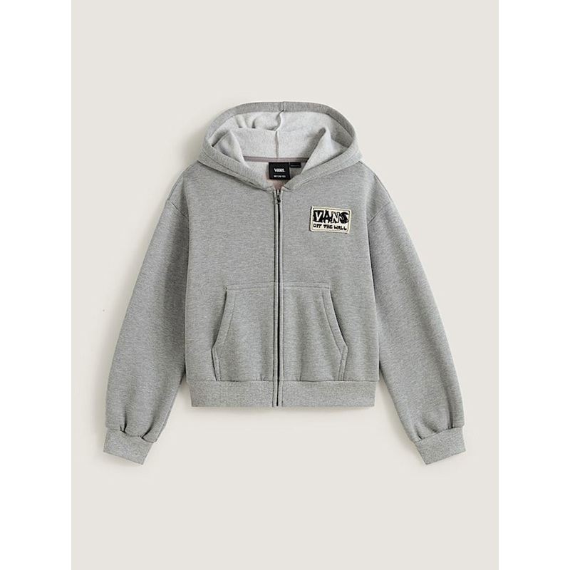 Van-Archy Label Zip Hoodie (Girls 7-14)