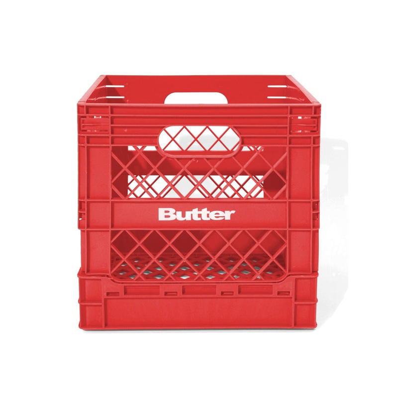 Callapsable Record Crate|O/S|RED
