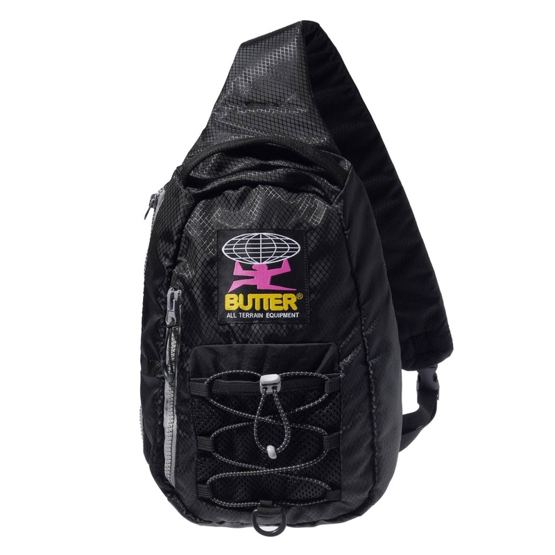 Express Shoulder Bag|O/S|BLACK|GRASS/PURPLE