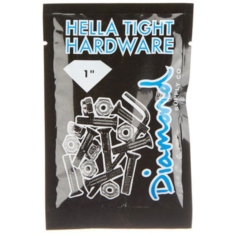 Diamond Hella Tight Hardware|8 Black/ 1 Gold|Black|1″|7/8″