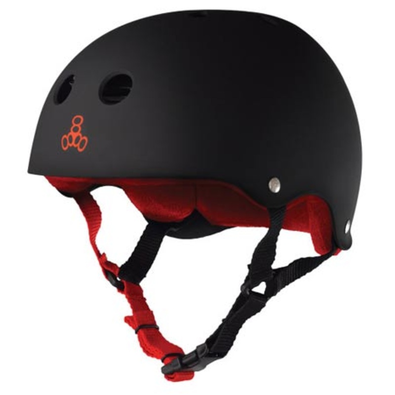 Triple 8 Sweatsaver Helmet|United Red/ Rubber|Royal Rubber|White Rubber|Black Rubber/ Red|Neon Fuschia Gloss|Carbon Rubber|Baja Teal|Black Rubber/ White|Extra Small|Small|Medium|Large|Extra Large|Extra Extra Large