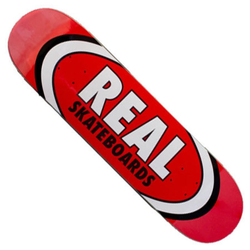 Real Classic Oval Deck|Red|Orange/ True Mid|Yellow|Blue|White|Black|Silver/ True Mid|8.12 x 31.38 WB:14|7.5 x 29 WB:12.75|8.06 X 31.8 WB:14.38|8.5 x 31.8 WB:14.25|8.38 X 32.25 WB:14.5|8.25 X 32 WB:14.38|7.75 X 29.5 WB:13