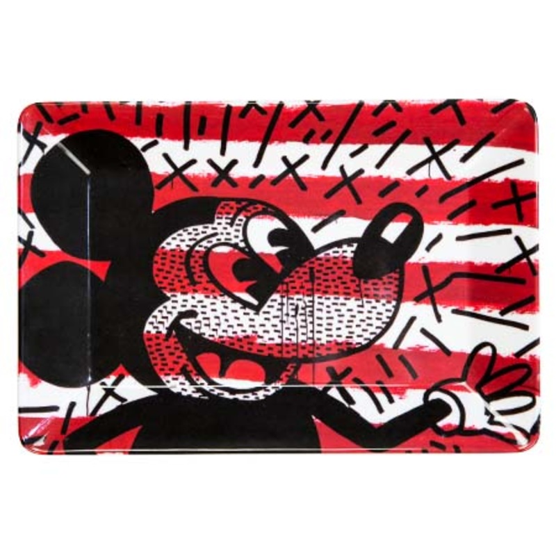 Diamond Disney Mickey Mouse x Keith Haring Red Stripes Key Tray