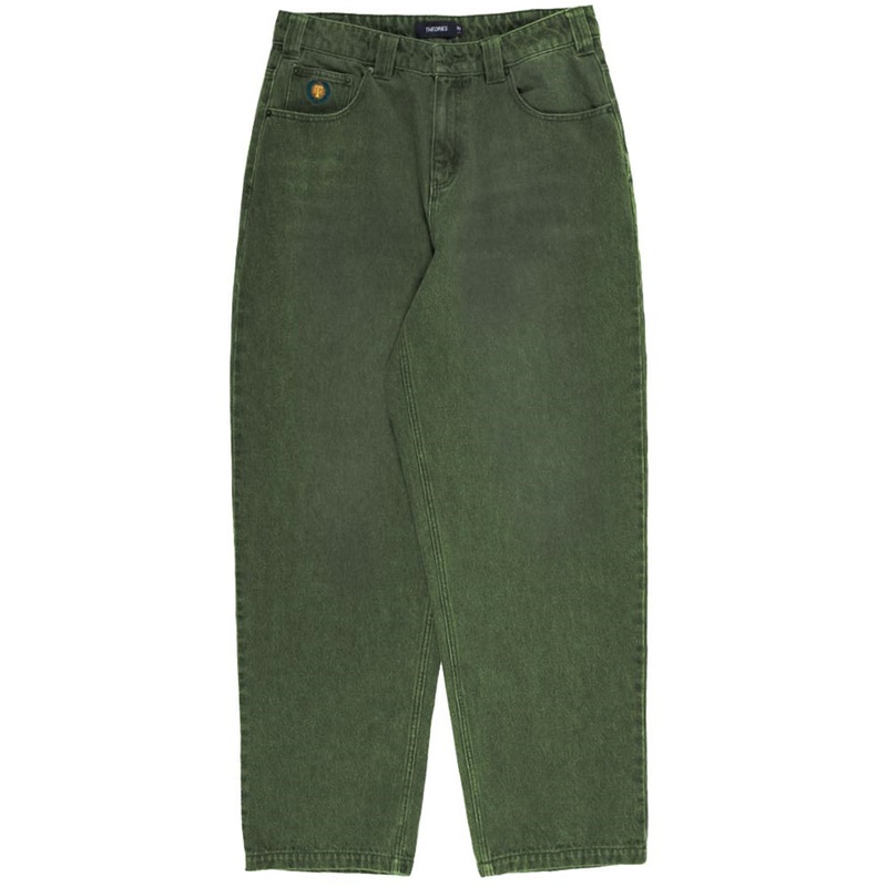 Theories Plaza Jeans|Washed Army Green|Washed Blue|Khaki/ Contrast Stitch|28|30|32|34|36|38