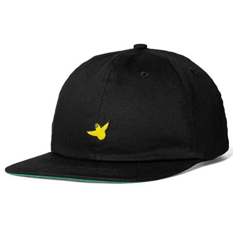 Krooked Birdie Strap-Back Hat|Black|One size fits all