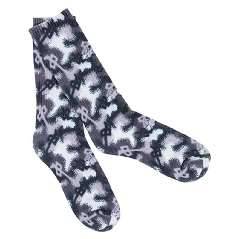 Red Dragon Bitmap Chung Crew Socks