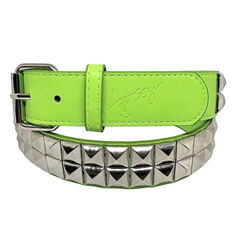 Loosey Stud Finder Belt|Lime Green|Checkered|One size fits all