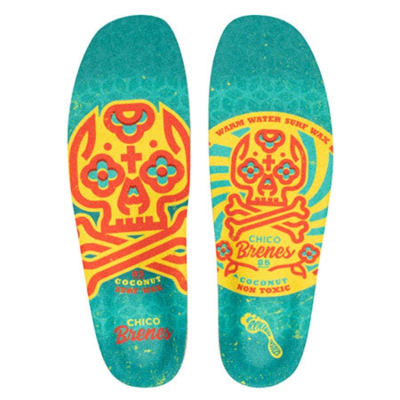 Remind Insoles Chico Brenes Skull Wax Cush Impact 6mm Mid-High Arch Insoles