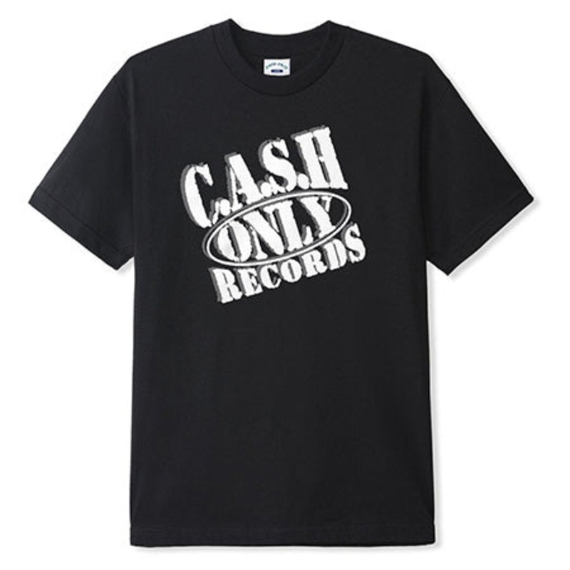 Cash Only Records T Shirt|Black|Large|Extra Large|Medium