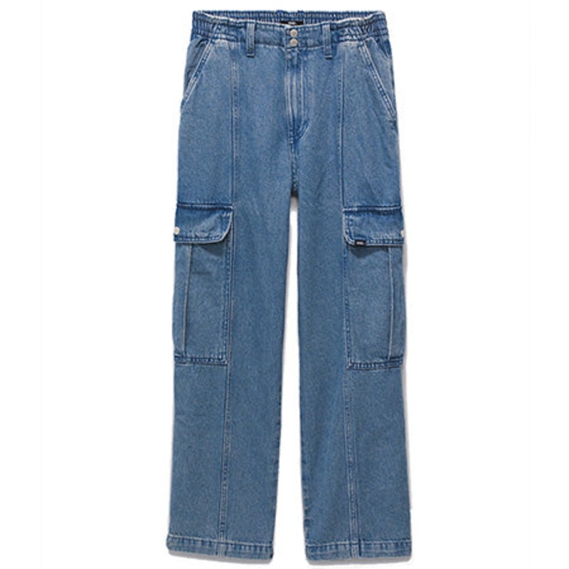 Vans Womens Sidewalk Denim Cargo Pants