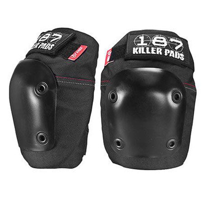 187 Killer Pads Fly Knee Pads|Black/ Black|Red/ White/ Blue|Small|Medium|Large|Extra Large|Extra Small