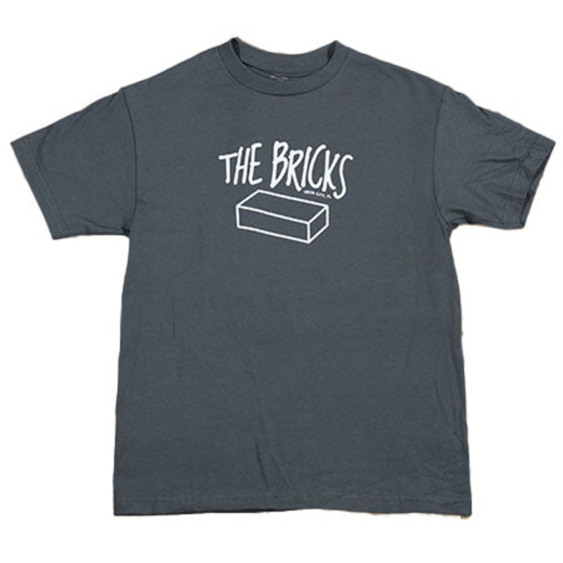 The Bricks OG Logo T Shirt|Charcoal|Black|Small|Medium|Large|Extra Large