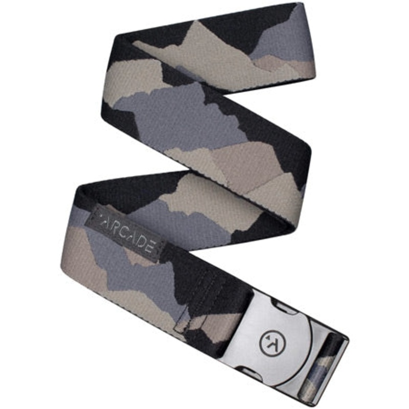 Arcade Ranger Stretch Belt|Grey/ Peaks Camo|Midnighter Black|Medium Brown|Black/ Black|One size fits all