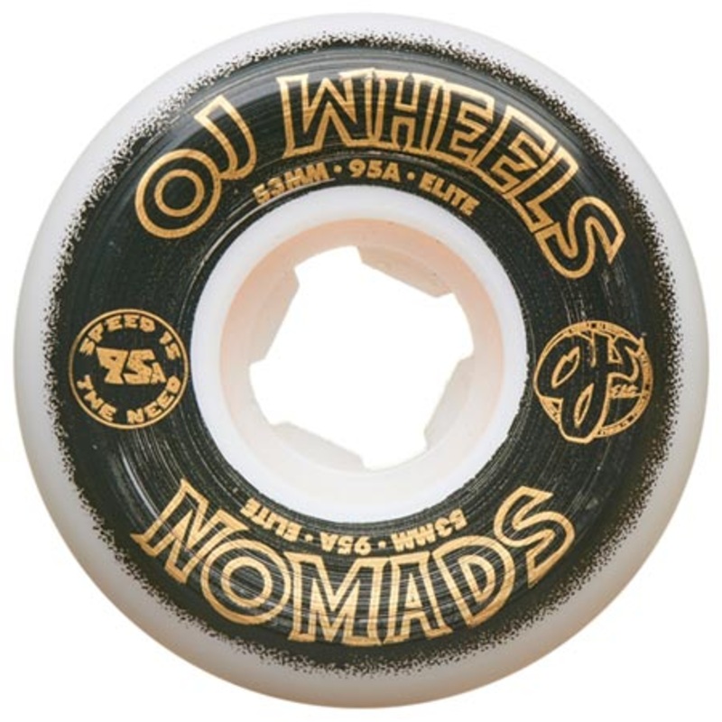 OJ 3 Elite Nomads 95a Wheels|White|53mm|54mm|57mm