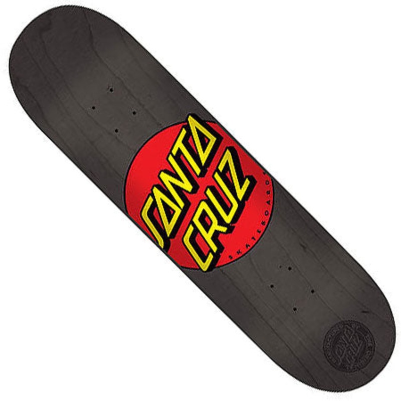 Santa Cruz Classic Dot Deck|Yellow|Black|Blue|7.75 x 31.61 WB:14.25|8.25 X 31.8 WB:14.25|8.5 X 32.2 WB:14.375