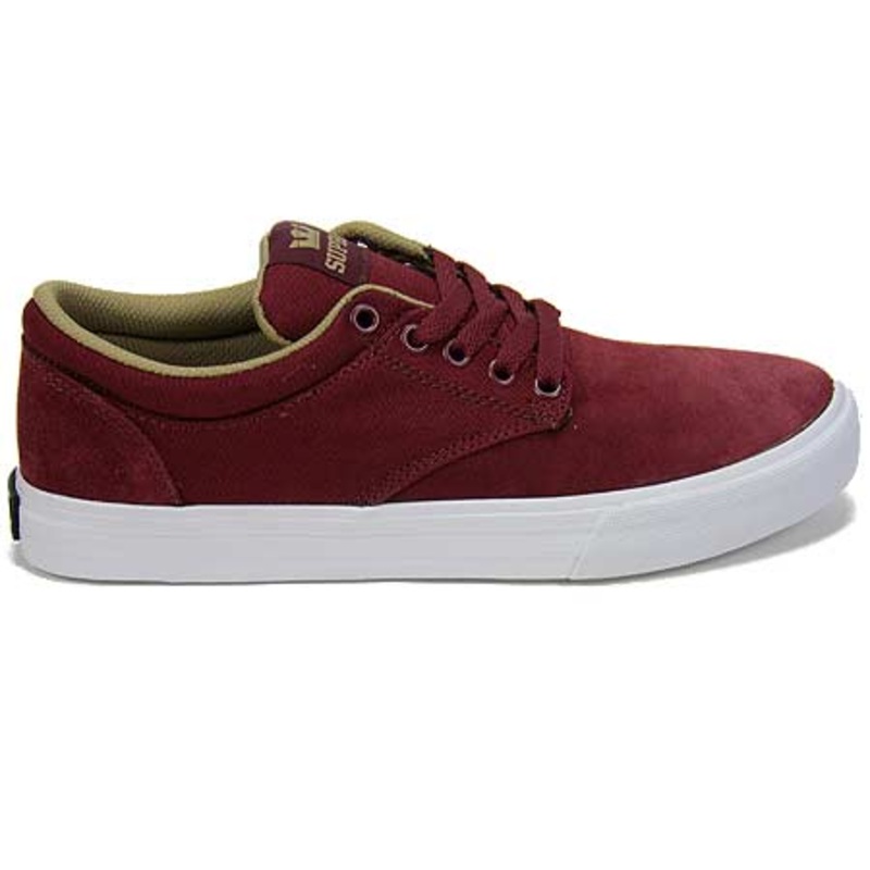 Supra Chino Shoes|Burgundy/ Khaki|Black/ Khaki/ White|Black/ Khaki|10.5|13|7|10|9|4.5|14|6.5|11.5|5|8|9.5|11|8.5|5.5|6|4|7.5|12