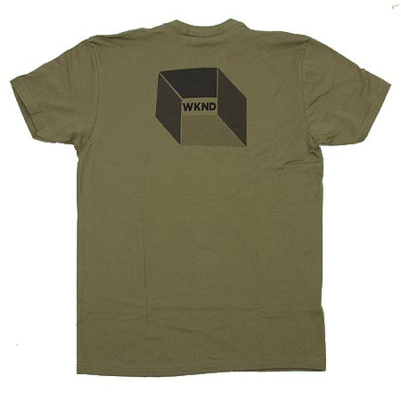 WKND Skateboards Cube T Shirt|Military|Small|Medium|Large|Extra Large