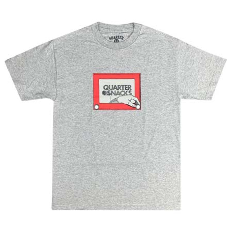 Quartersnacks Sketch T Shirt|Grey|Extra Large|Large|Medium