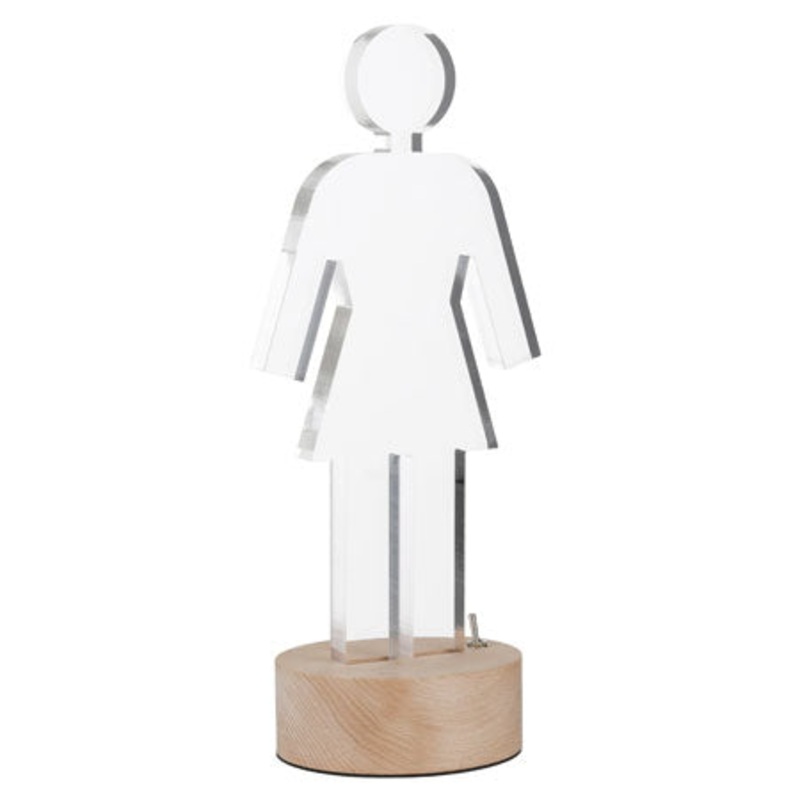 Girl OG Acrylic Lamp|N/A|13.5″