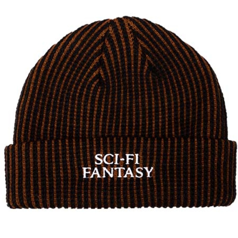 Sci-Fi Fantasy Logo Beanie|Brown/ Black|Green/ Black|Slate Blue/ Dark Blue|One size fits all