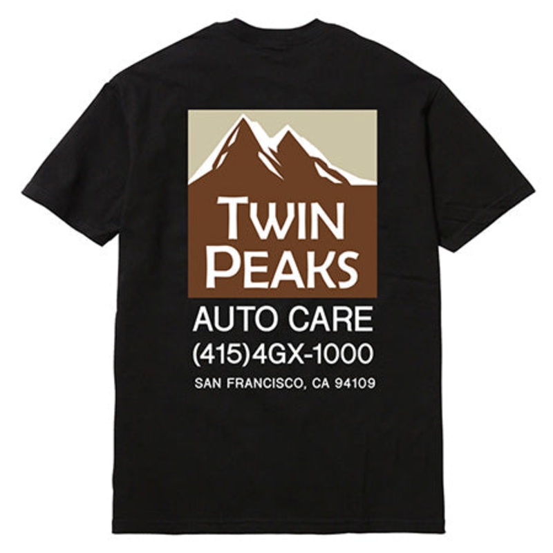 GX1000 Twin Peaks T Shirt|Black|Medium|Large|Extra Large