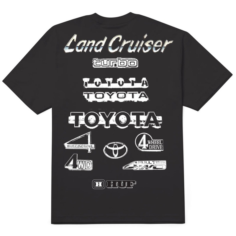 HUF Toyota Rosetta T Shirt|Black|Extra Large|Large|Medium|Small