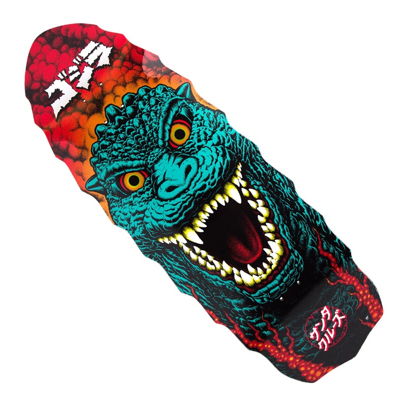Santa Cruz Godzilla Destroyer Shaped Deck