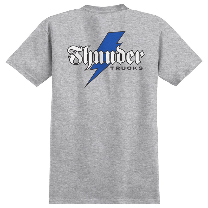 Thunder Bolt Script Pocket T Shirt