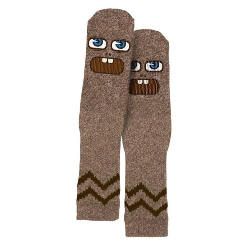 Toy Machine Betard Crew Socks|Brown|Blue|One Size Fits All