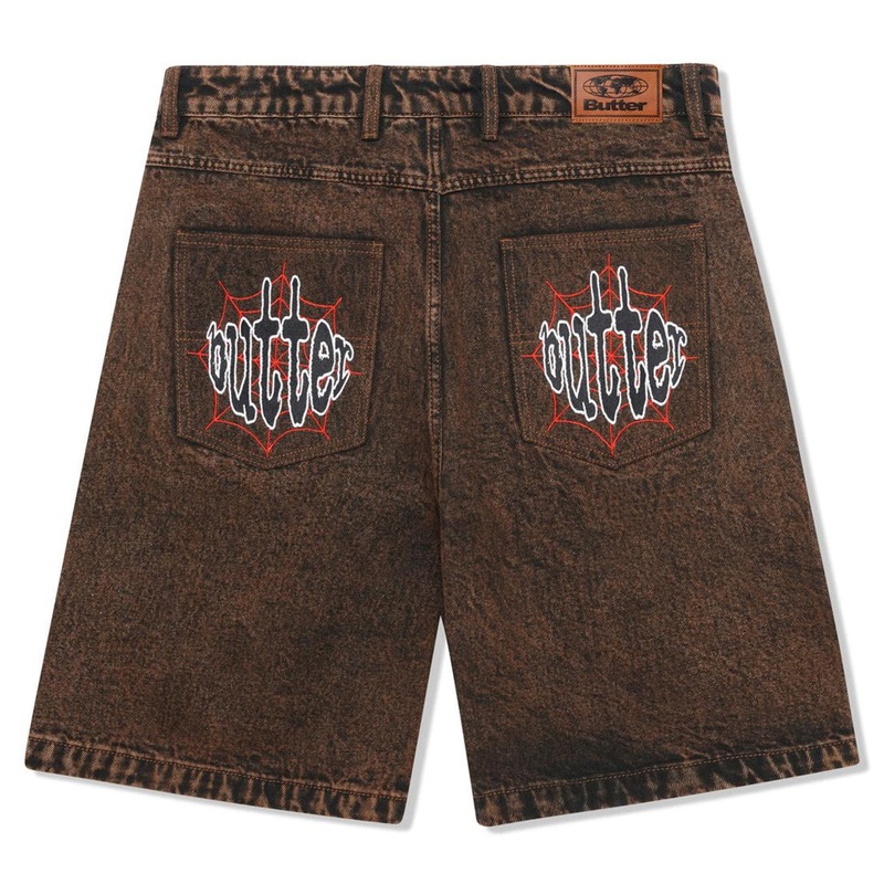 Butter Goods Spider Denim Shorts