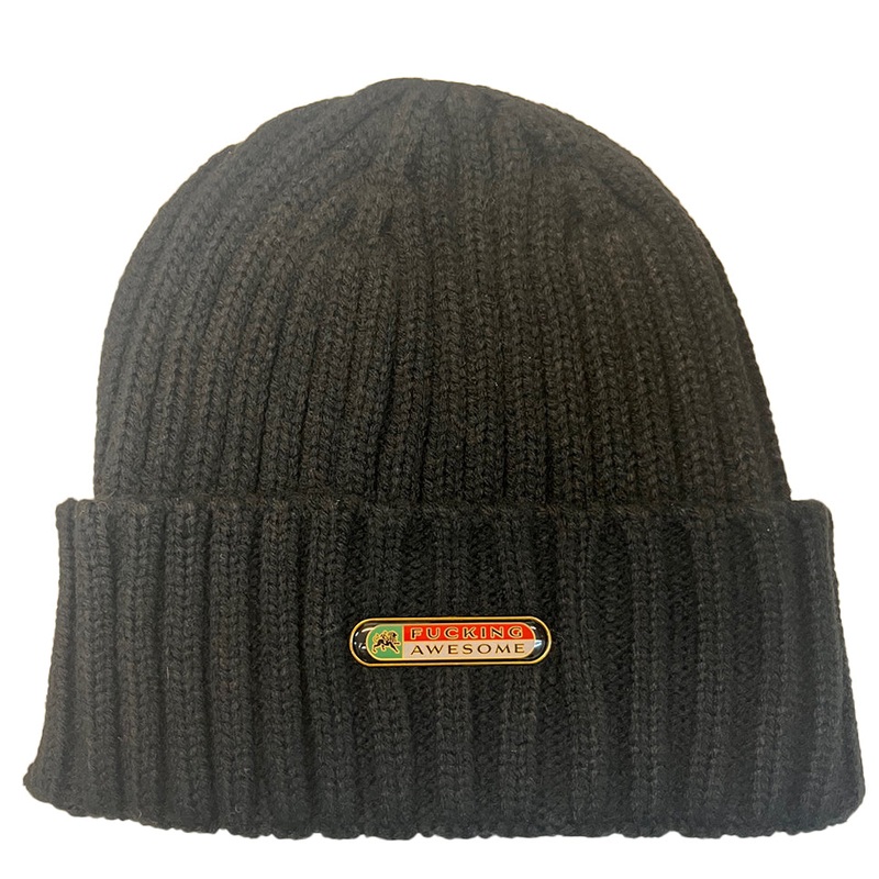 Fucking Awesome Judah Beanie|Black|One Size Fits All
