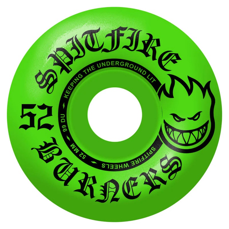 Spitfire Burner 99D Wheels|Green|Red|Black|Purple|52mm|53mm|54mm|56mm