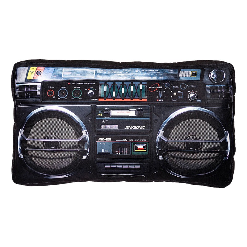 Jenkem JNK-420 Boombox Pillow|Multi|23″ x 13″