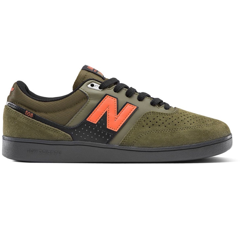 New Balance Numeric Brandon Westgate 508 Olive Burnt Orange Shoes