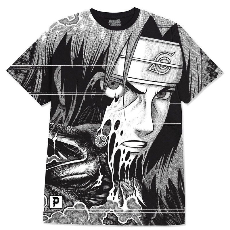 Primitive Skateboarding Naruto Clones Big Print T Shirt