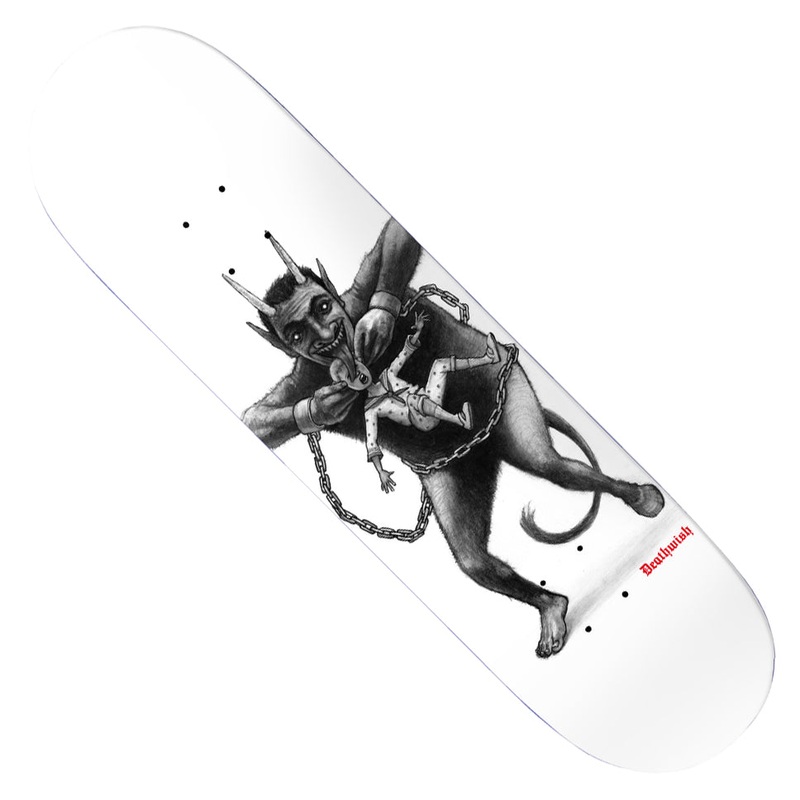 Deathwish Happy Holidays Deck|White Dip|8.5 x 32 WB:14.5