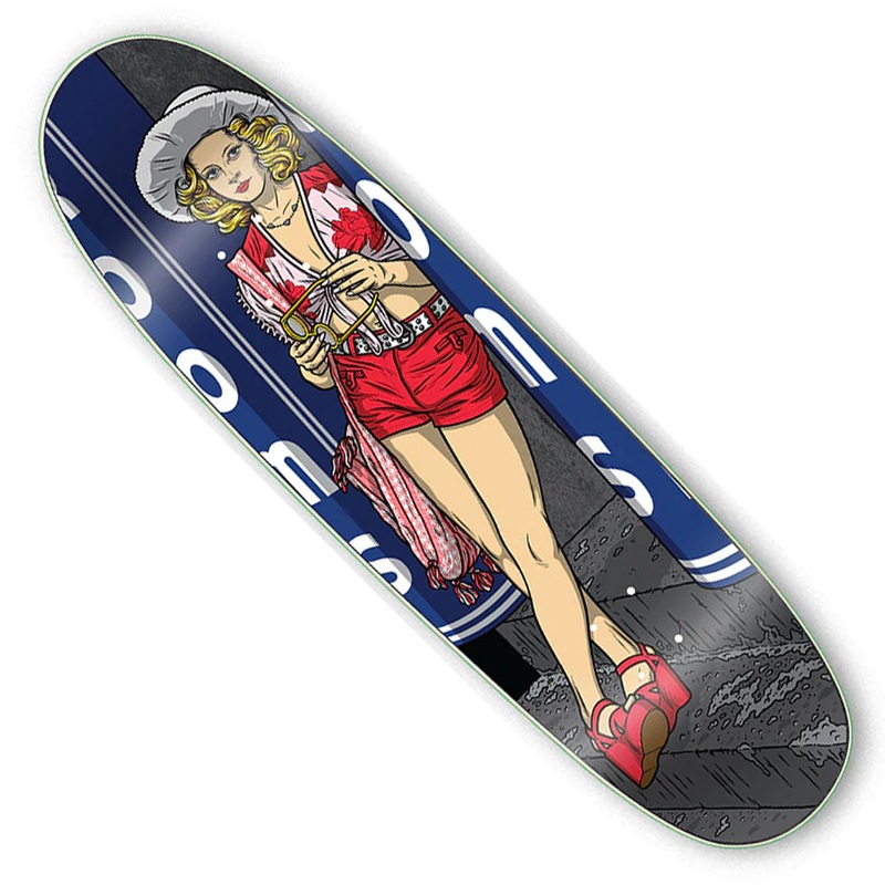 Strangelove Iris Shaped Deck|Multicolor|8.875 x 32.25 WB:14.25