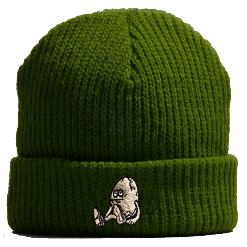 Heroin Skateboards Egg Beanie|Olive Green|One Size Fits All