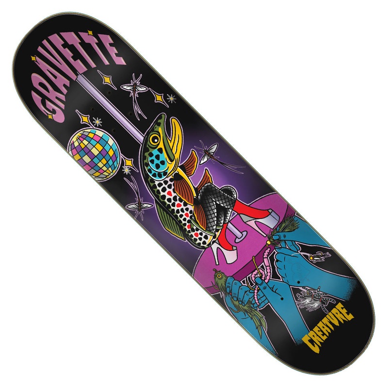 Creature Skateboards David Gravette Nightlife Pro Deck