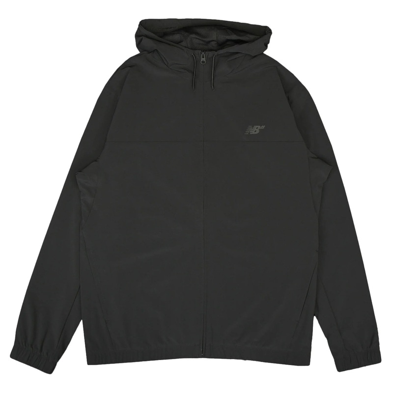 New Balance Numeric Full Zip Woven Black Jacket