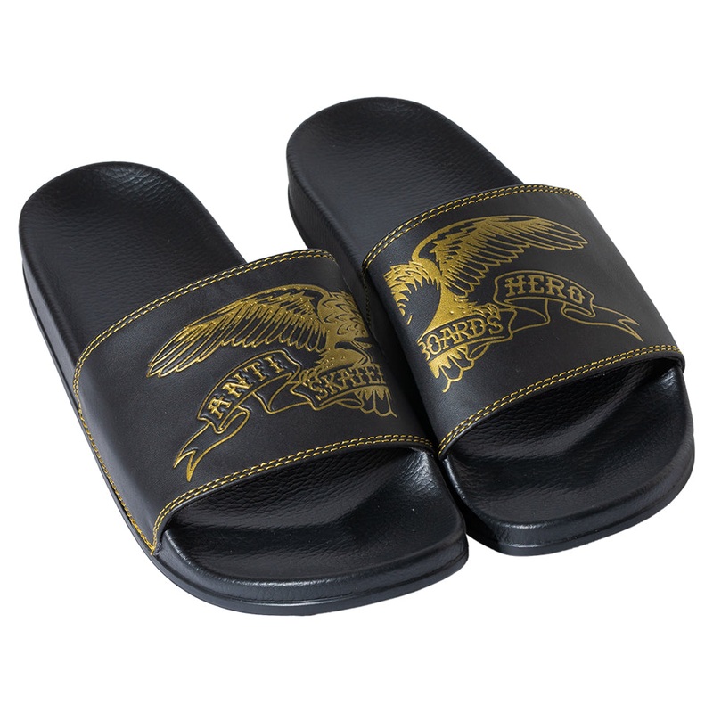 Anti-Hero Basic Eagle Slides|Black|8|9|10|11|12