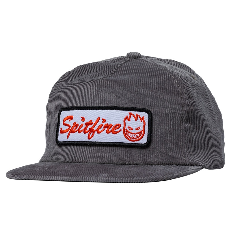 Spitfire Courier Patch Corduroy Snap-Back Hat