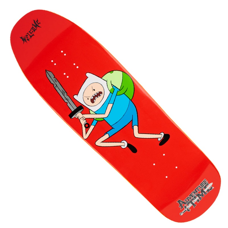 Welcome Skateboards Adventure Time Finn on Gaia Shaped Deck