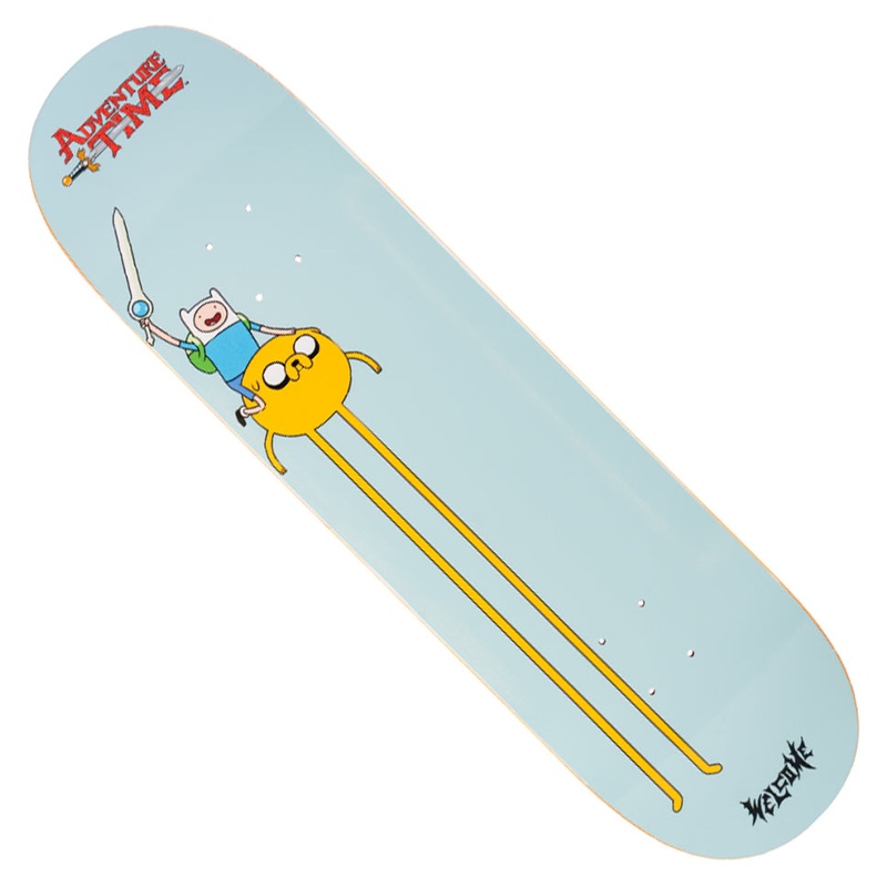 Welcome Skateboards Adventure Time Heroes Deck