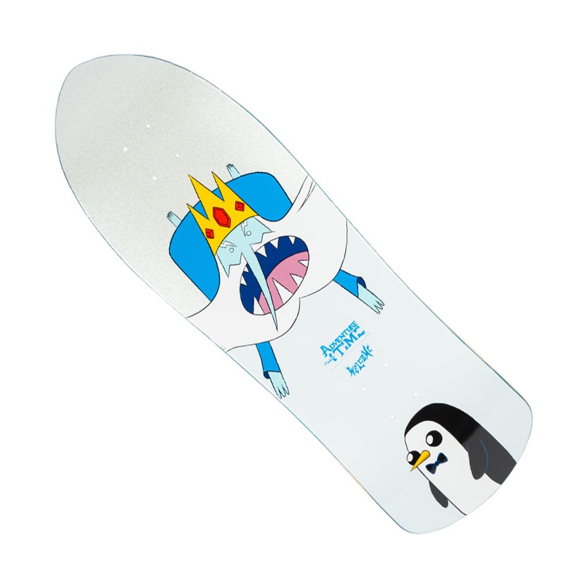 Welcome Skateboards Adventure Time Ice King on Crossbone Shaped Deck