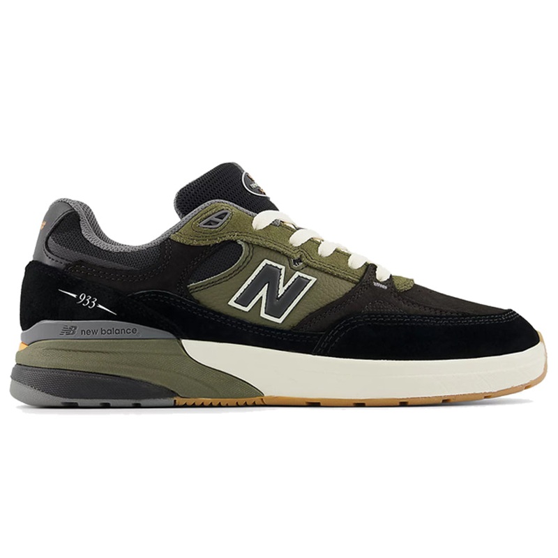 New Balance Numeric Andrew Reynolds 933 Black Olive Shoes