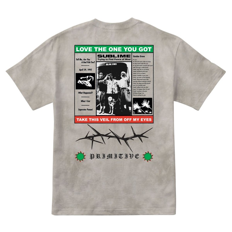 Primitive Skateboarding Sublime Zine Heavyweight T Shirt