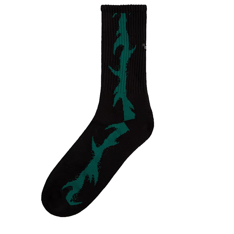 Vans Skate Thorn Crew Socks|Black|9.5-13